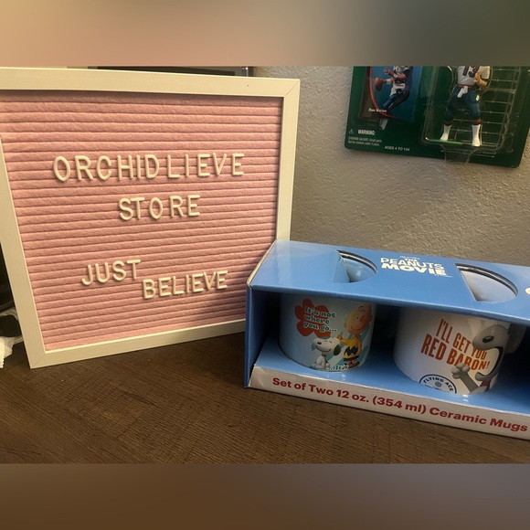 2015 set Of Two Ceramic Mugs The Peanuts Movie Snoopy Charlie Brown - Picture 1 of 11